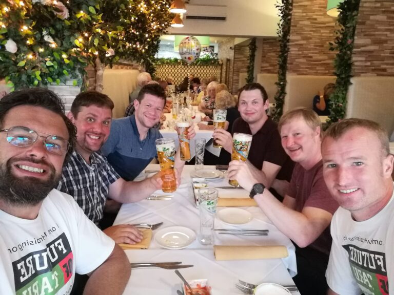 The lads complete the Coast2Coast for FoT